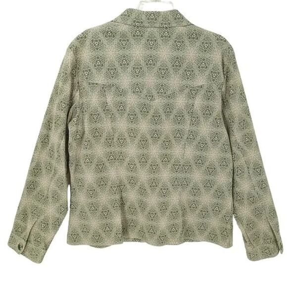 Pendleton XL Army Green Snake Print Jacket - Picture 5 of 10